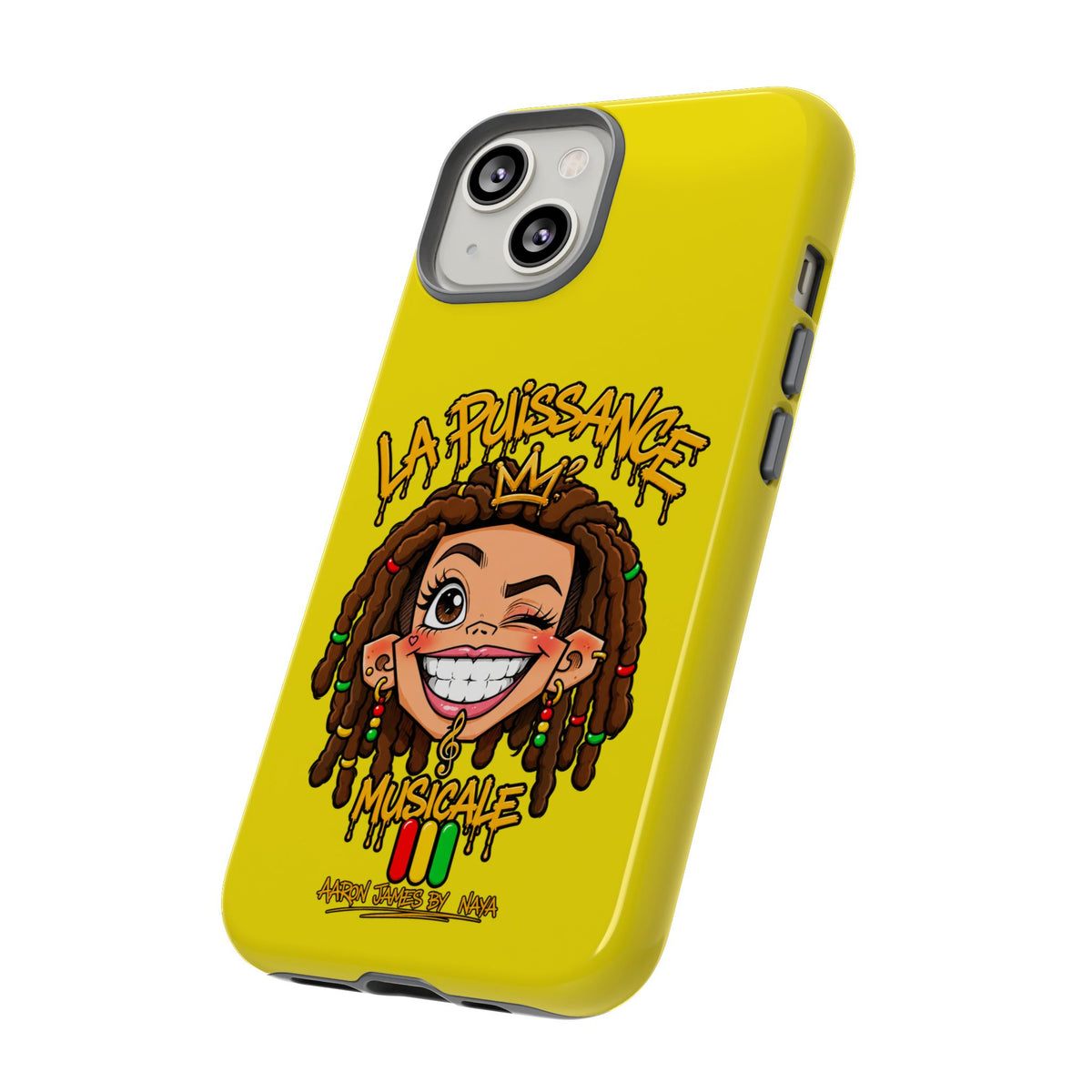 Coque Rasta Queen – Jaune | La Puissance Musicale