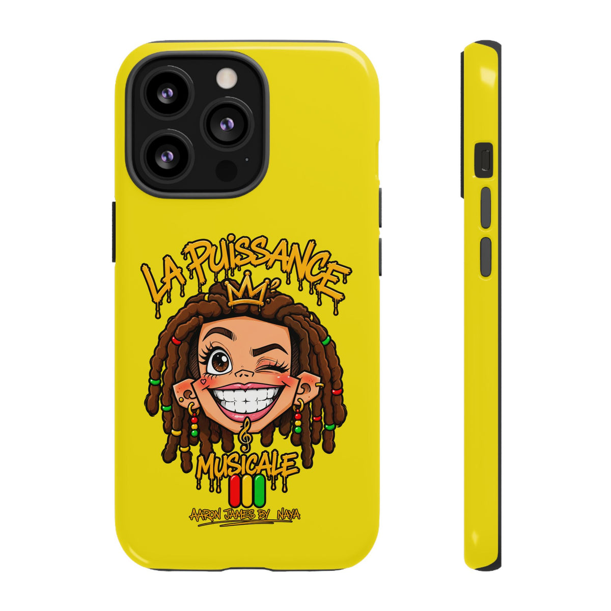 Coque Rasta Queen – Jaune | La Puissance Musicale