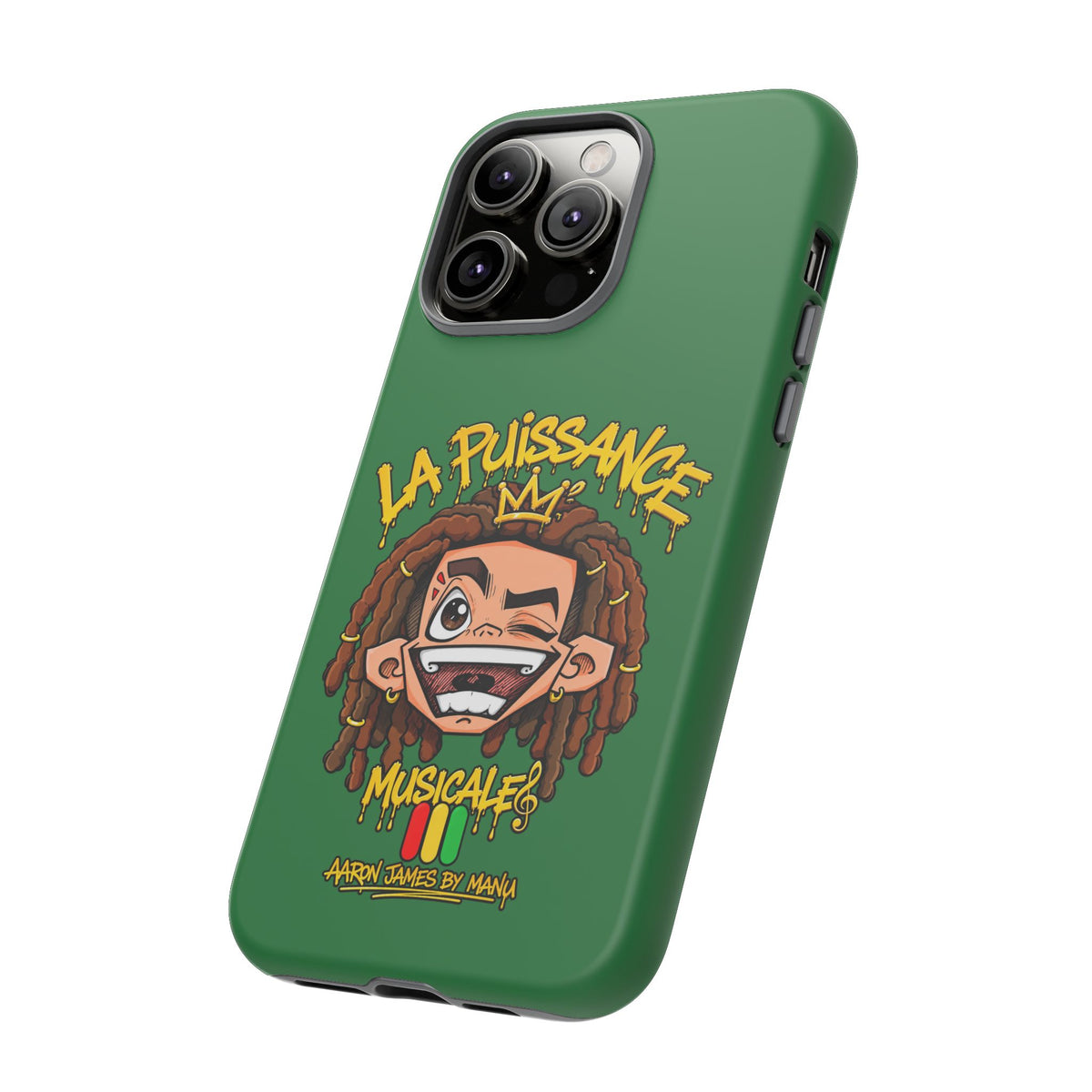 Coque Rasta King – Vert | La Puissance Musicale