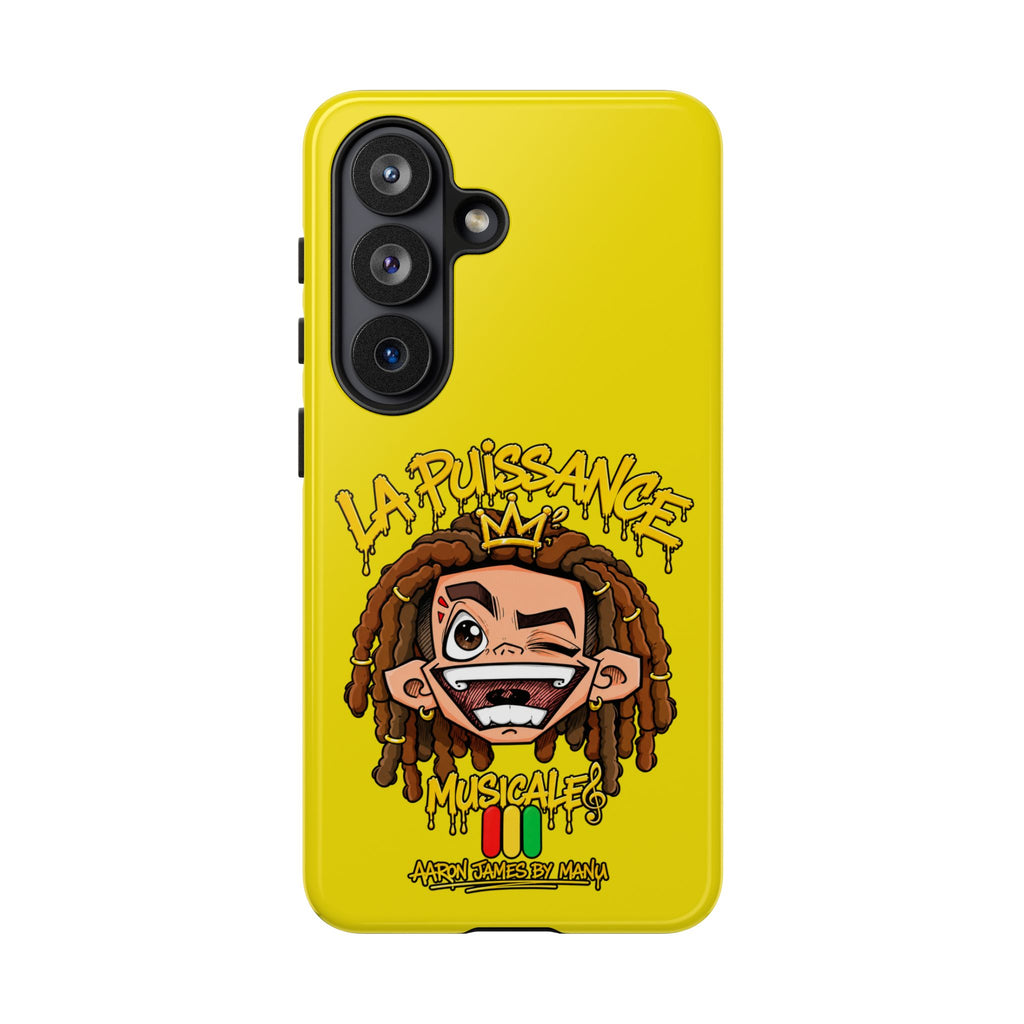 Coque Samsung Rasta King – Jaune | La Puissance Musicale