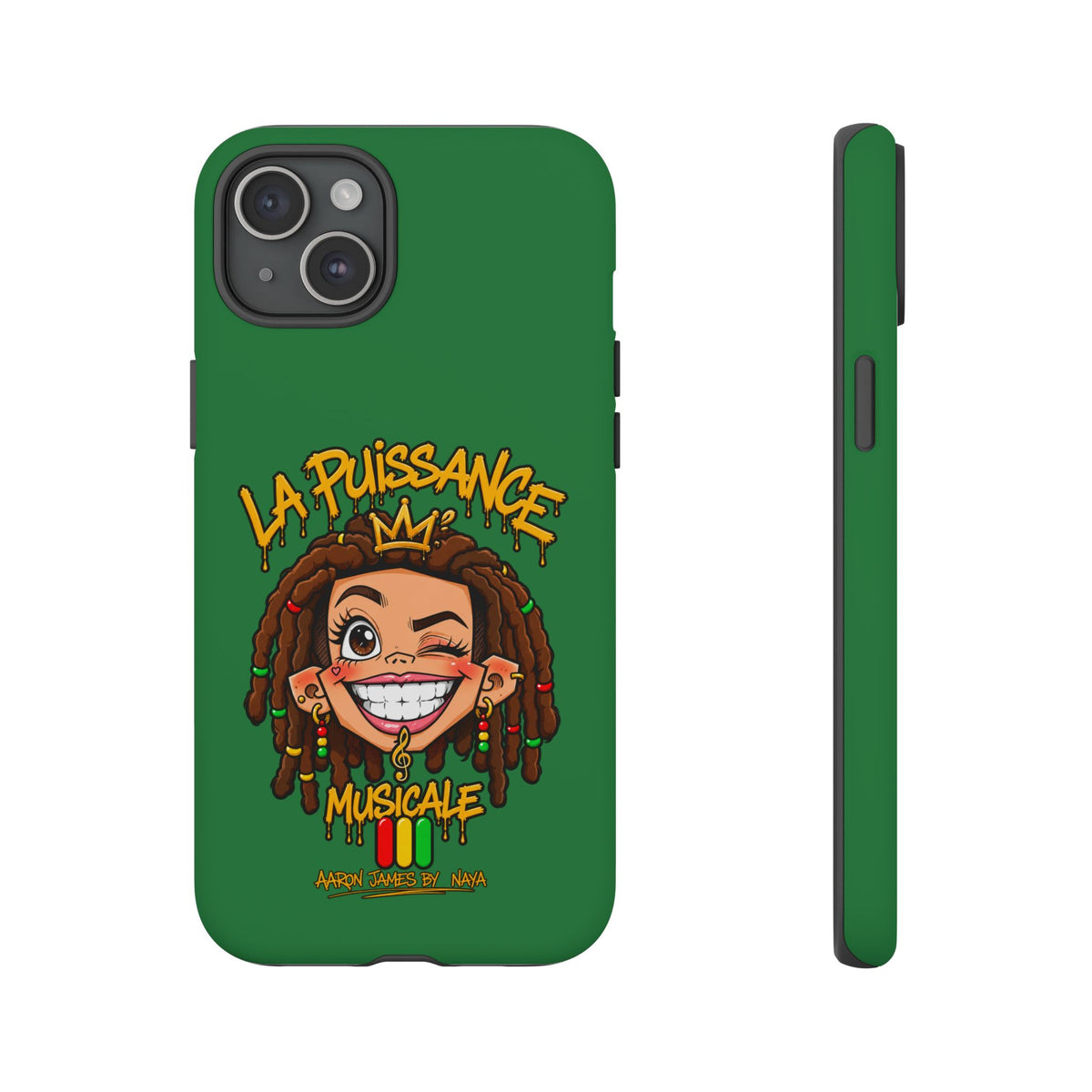 Coque Rasta Queen – Vert | La Puissance Musicale