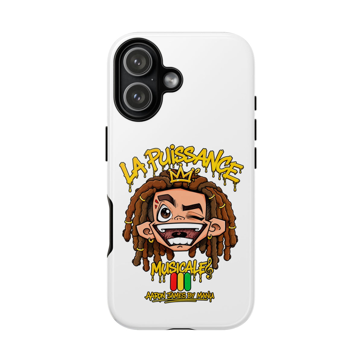 Coque Rasta King – Blanc | La Puissance Musicale