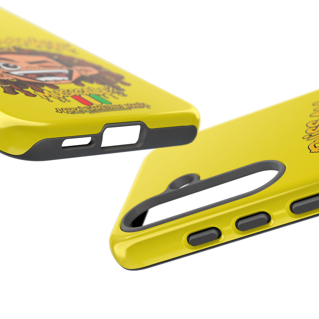 Coque Samsung Rasta King – Jaune | La Puissance Musicale