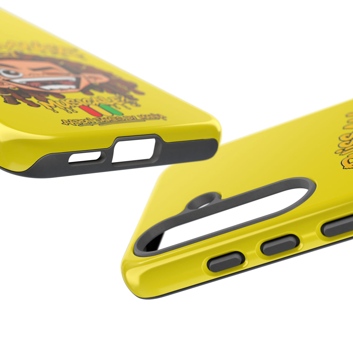 Coque Samsung Rasta King – Jaune | La Puissance Musicale