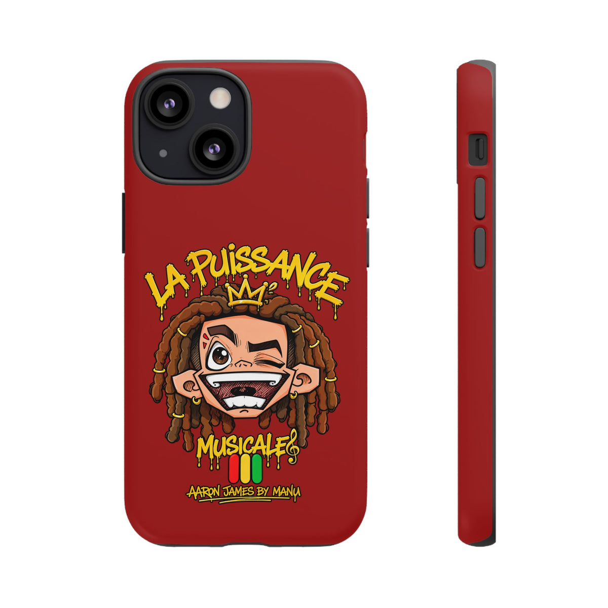 Coque Rasta King – Rouge | La Puissance Musicale