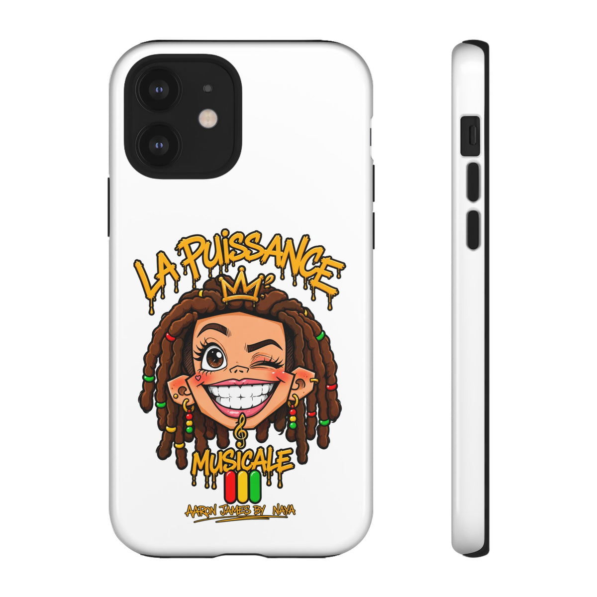 Coque Rasta Queen – Blanc | La Puissance Musicale