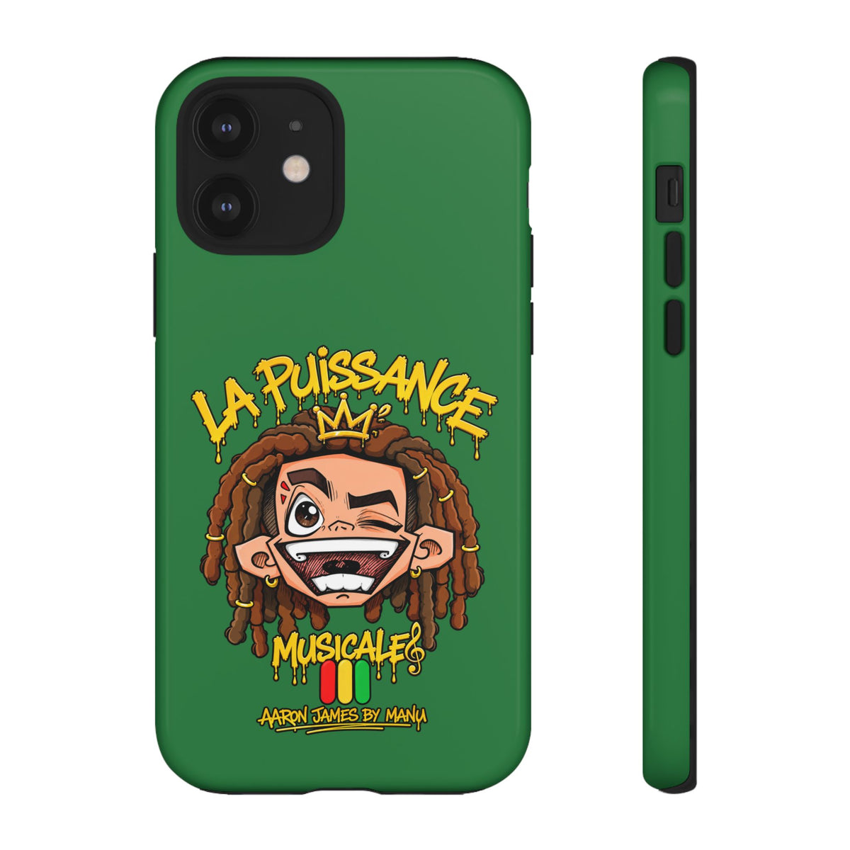 Coque Rasta King – Vert | La Puissance Musicale