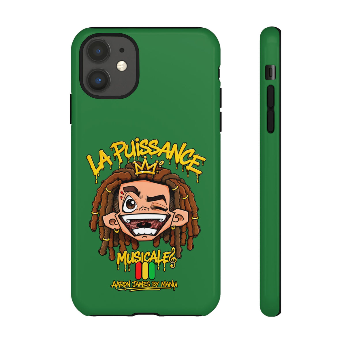 Coque Rasta King – Vert | La Puissance Musicale