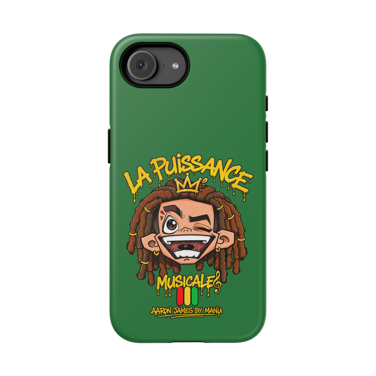 Coque Rasta King – Vert | La Puissance Musicale