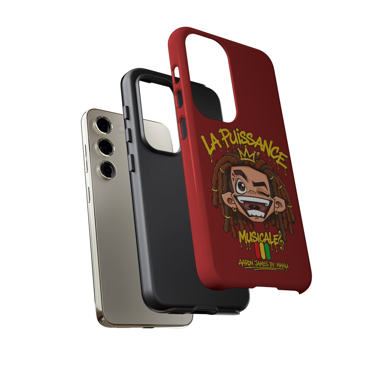 Coque Samsung Rasta King – Rouge | La Puissance Musicale