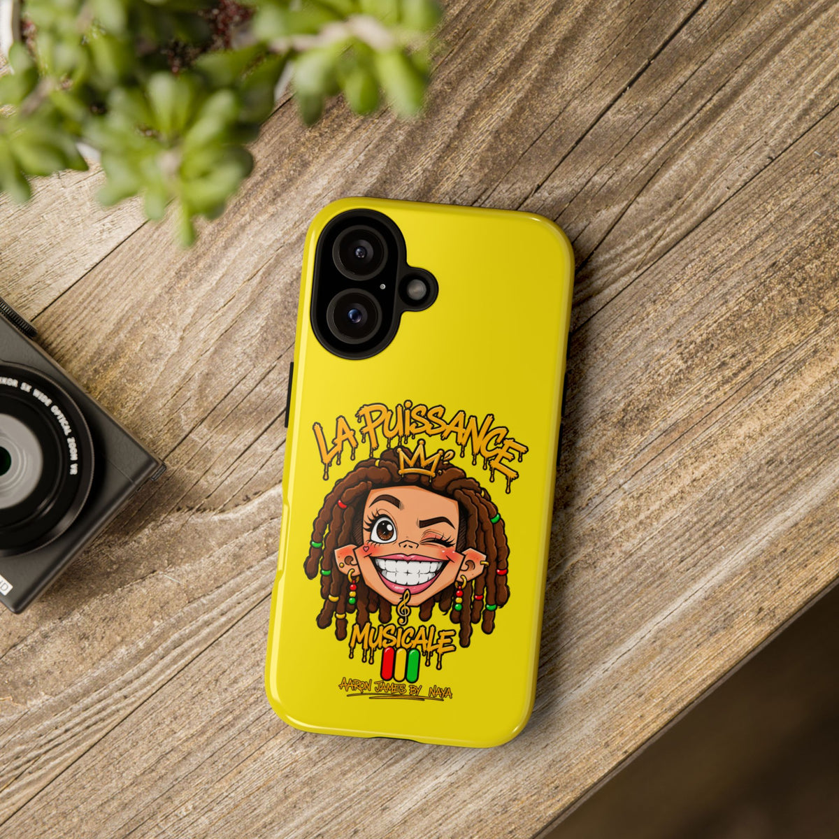 Coque Rasta Queen – Jaune | La Puissance Musicale
