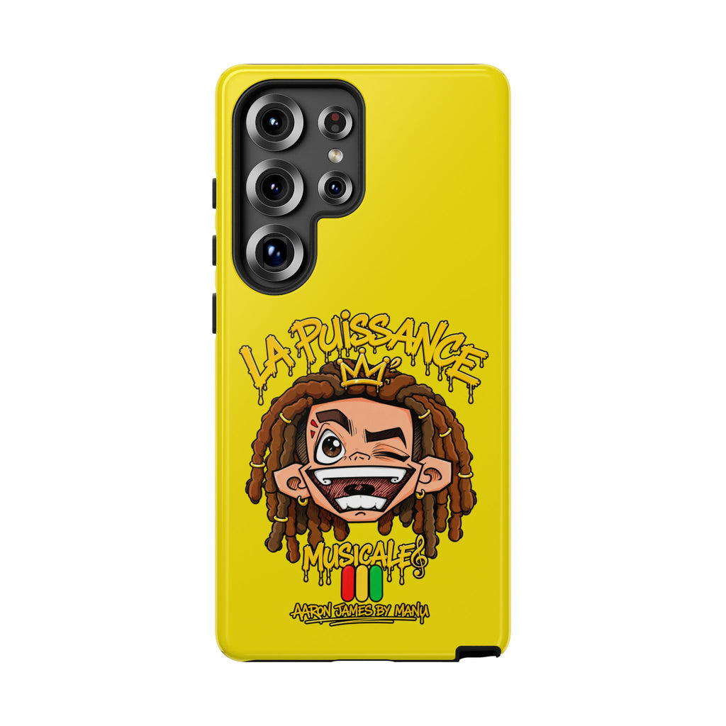 Coque Samsung Rasta King – Jaune | La Puissance Musicale