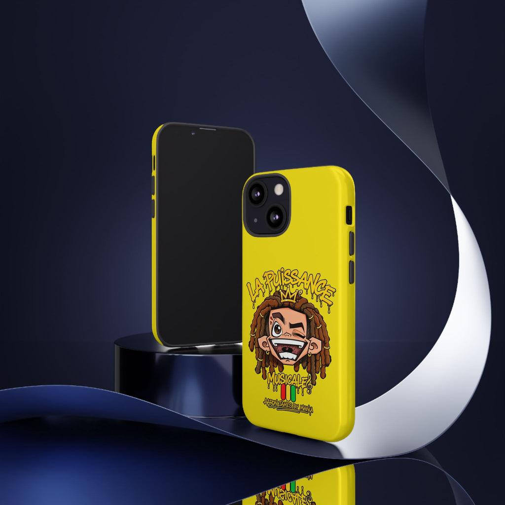 Coque Rasta King – Jaune | La Puissance Musicale