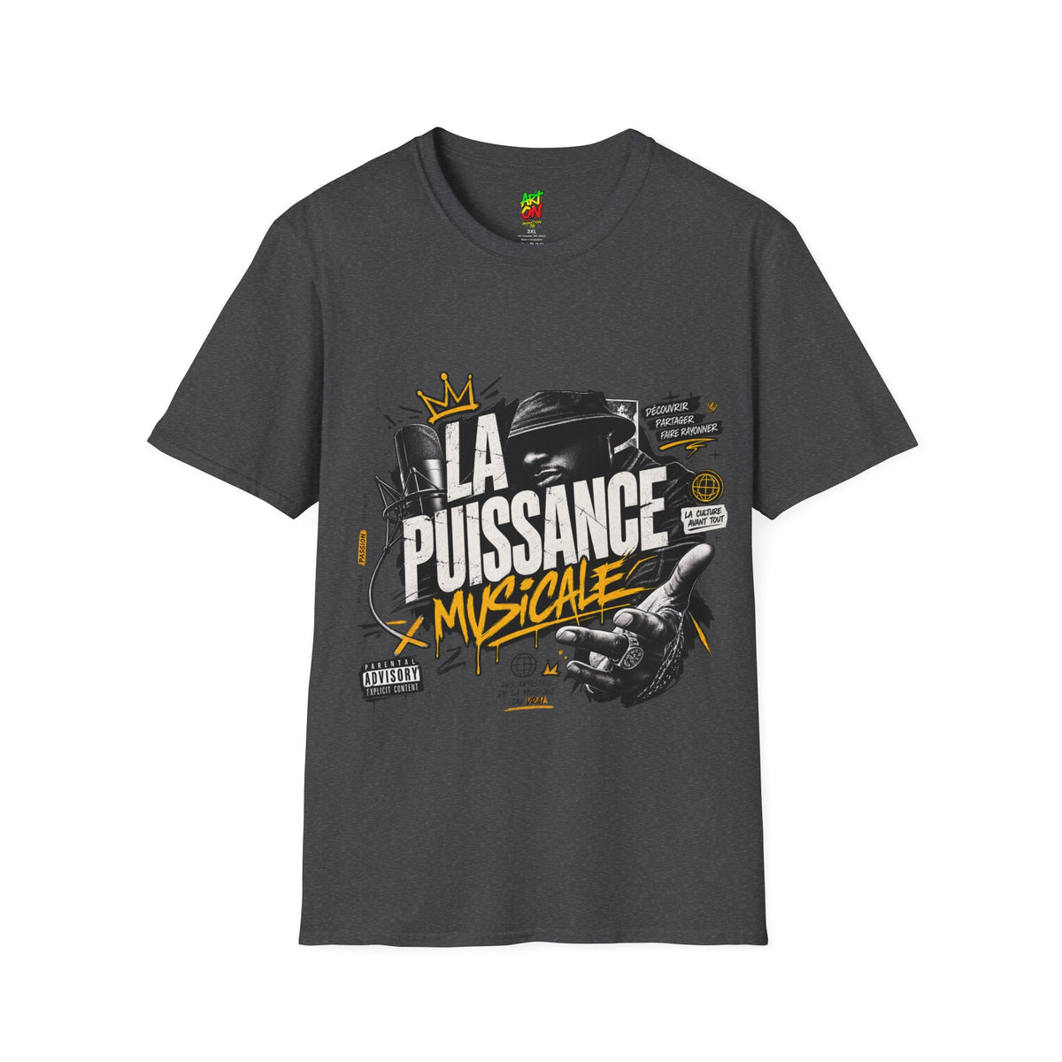 T-Shirt La Puissance Musicale Rap