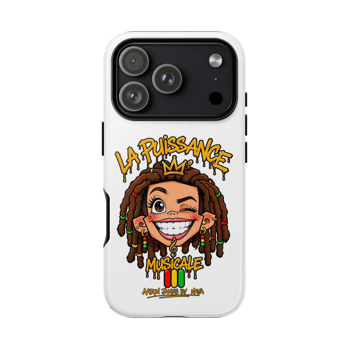 Coque Rasta Queen – Blanc | La Puissance Musicale