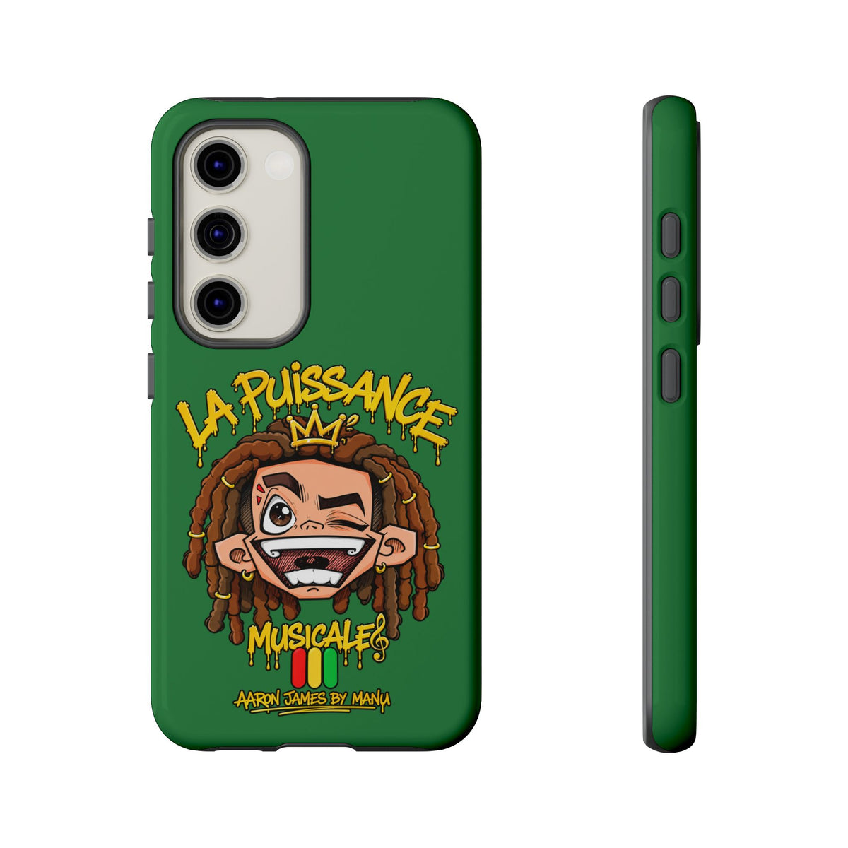 Coque Samsung Rasta King – Vert | La Puissance Musicale – vue 23