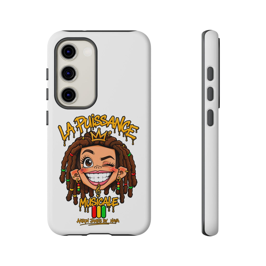 Coque Samsung Rasta Queen – Blanc | La Puissance Musicale – vue 24