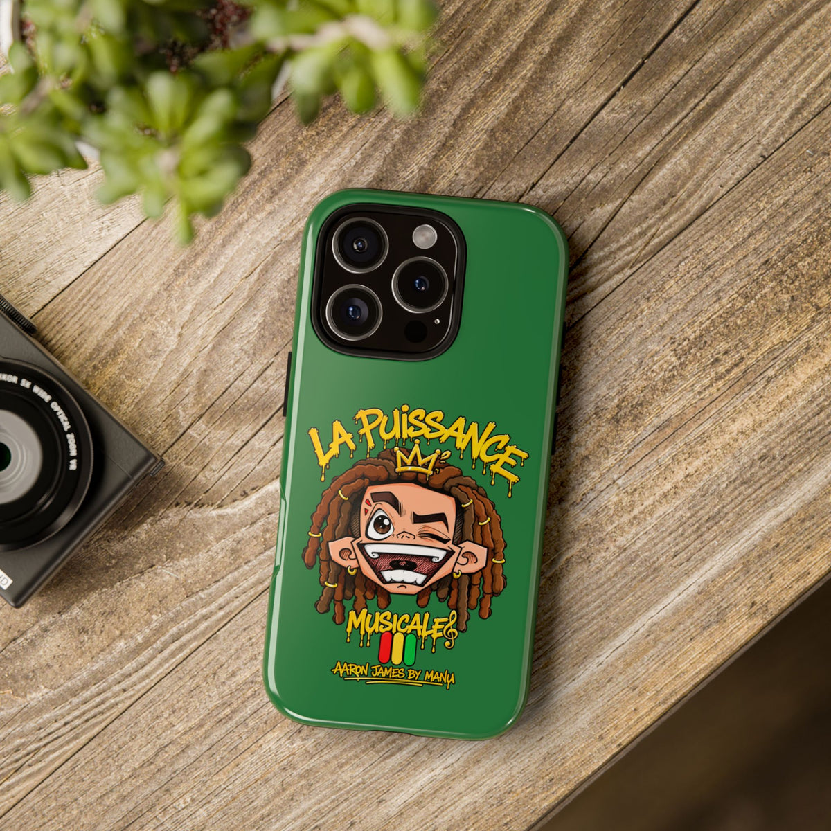 Coque Rasta King – Vert | La Puissance Musicale