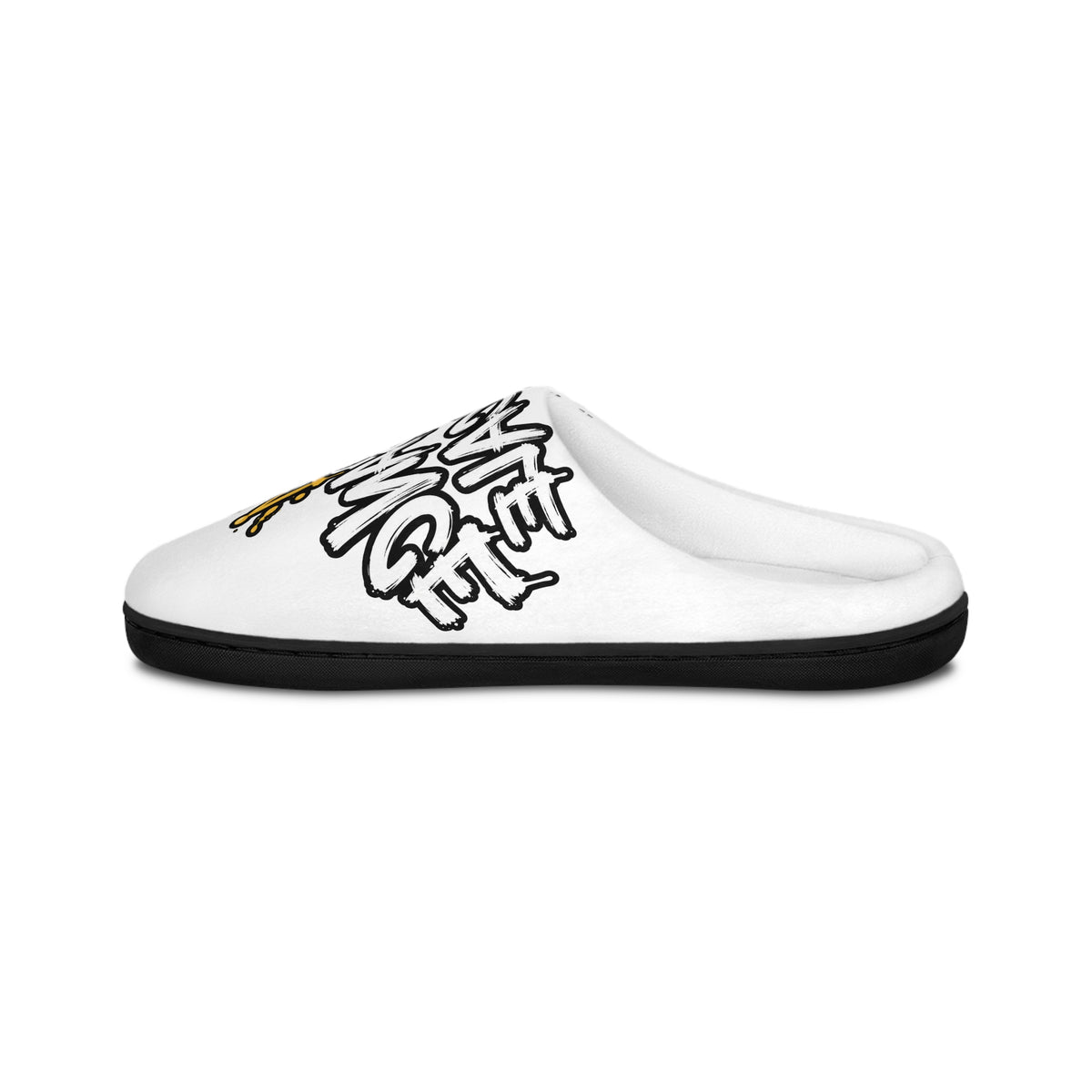 Queen Musician Indoor Slippers — Cozy Crown Graphic for Women