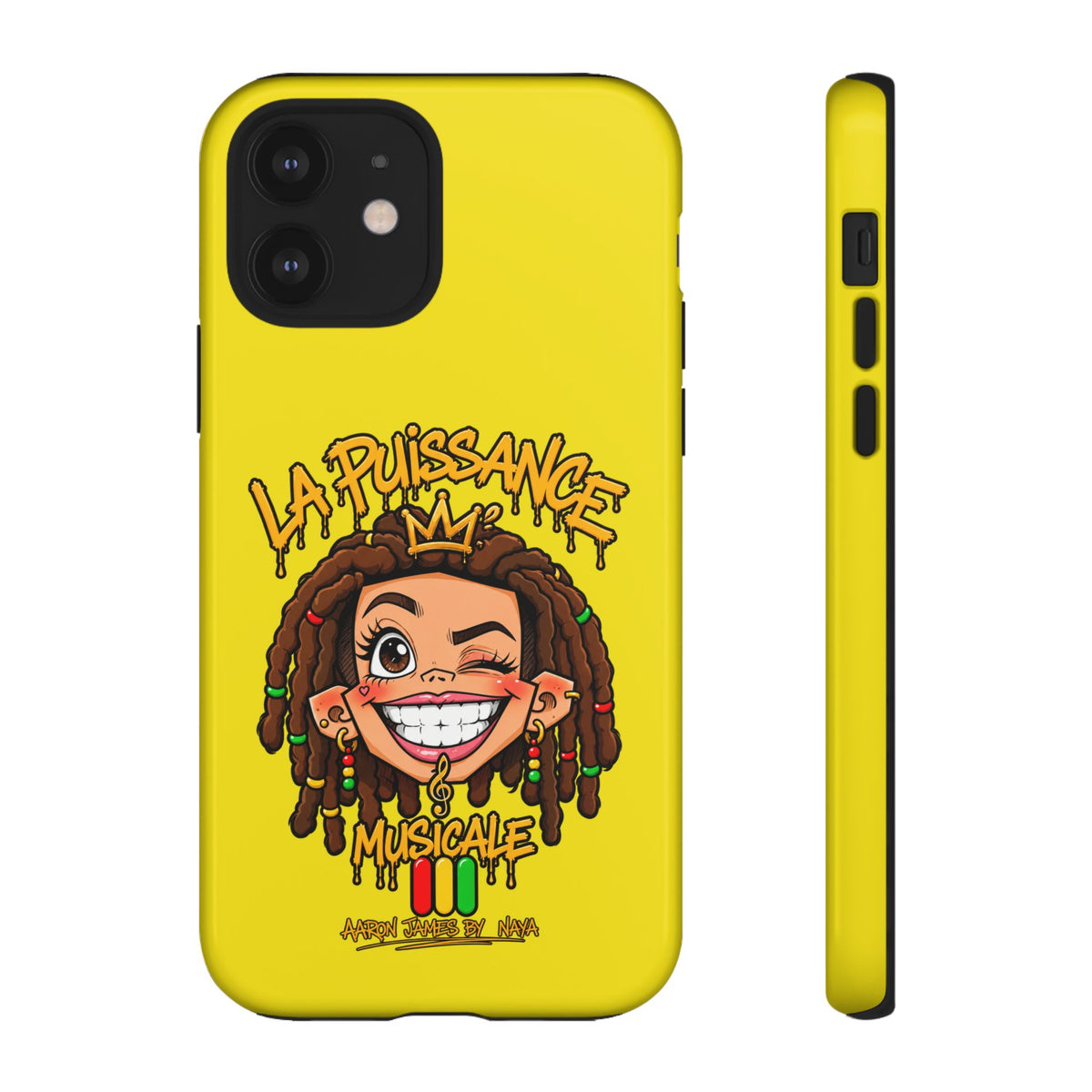 Coque Rasta Queen – Jaune | La Puissance Musicale