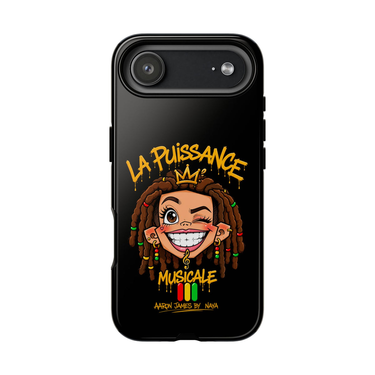 Coque Rasta Queen – Noir | La Puissance Musicale
