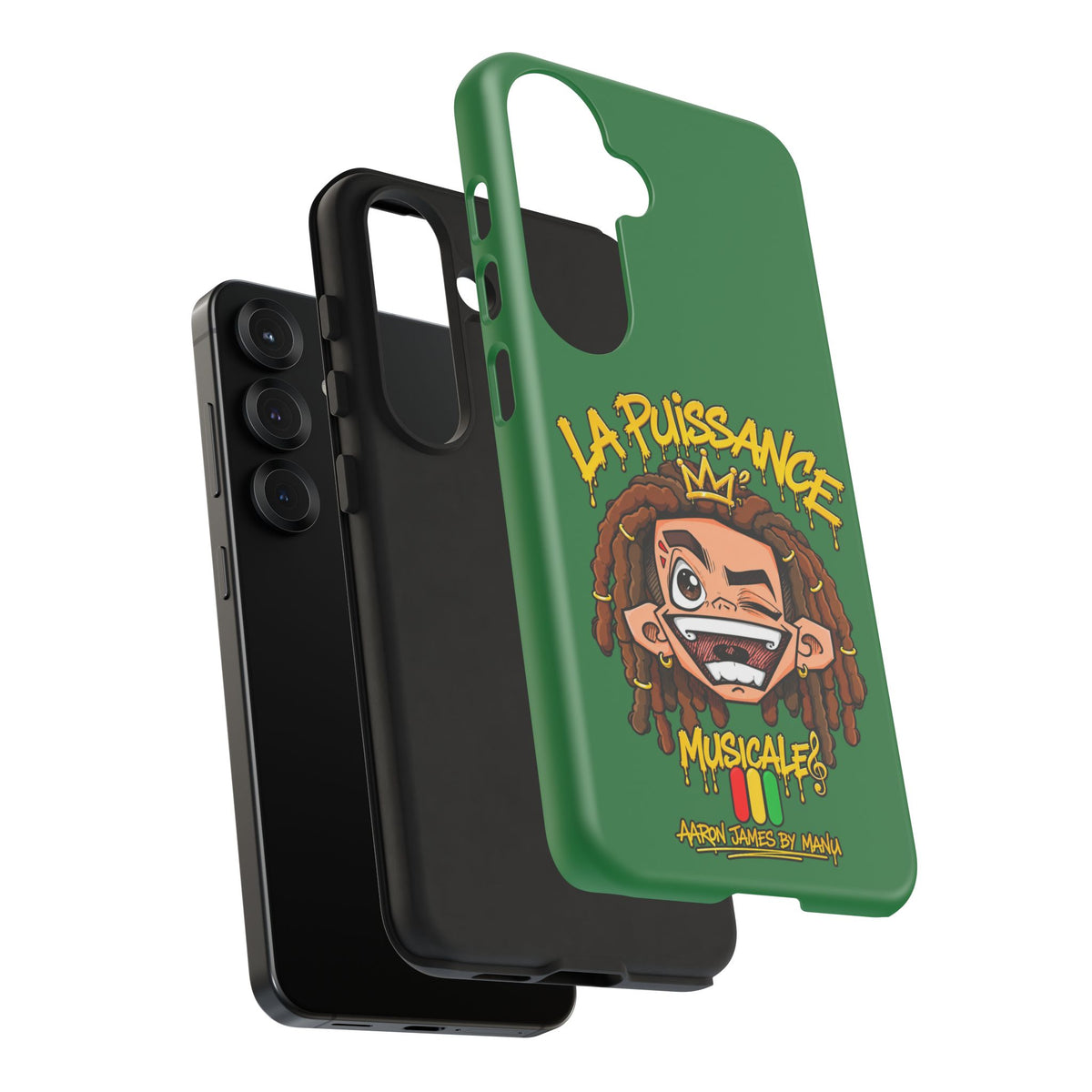 Coque Samsung Rasta King – Vert | La Puissance Musicale