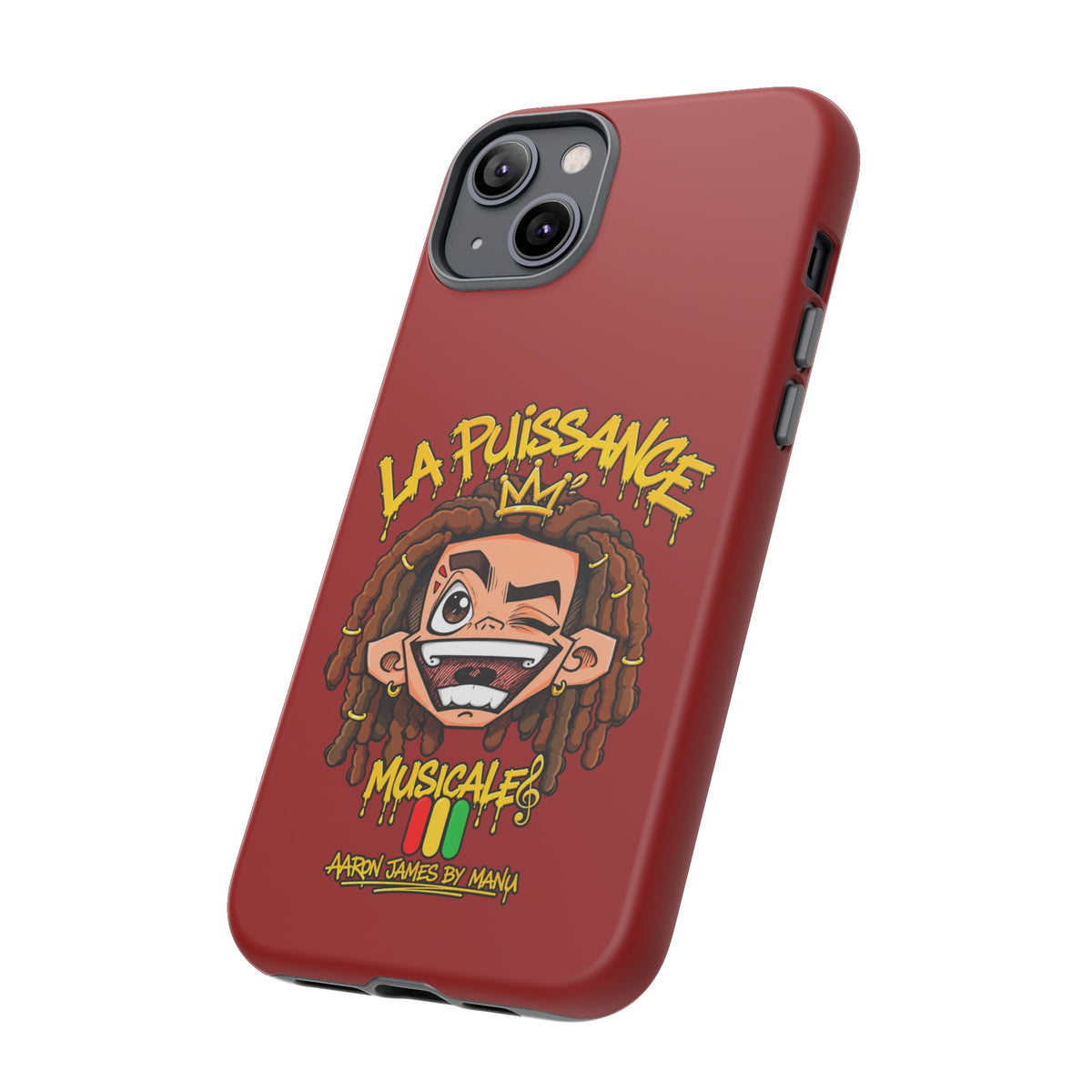 Coque Rasta King – Rouge | La Puissance Musicale