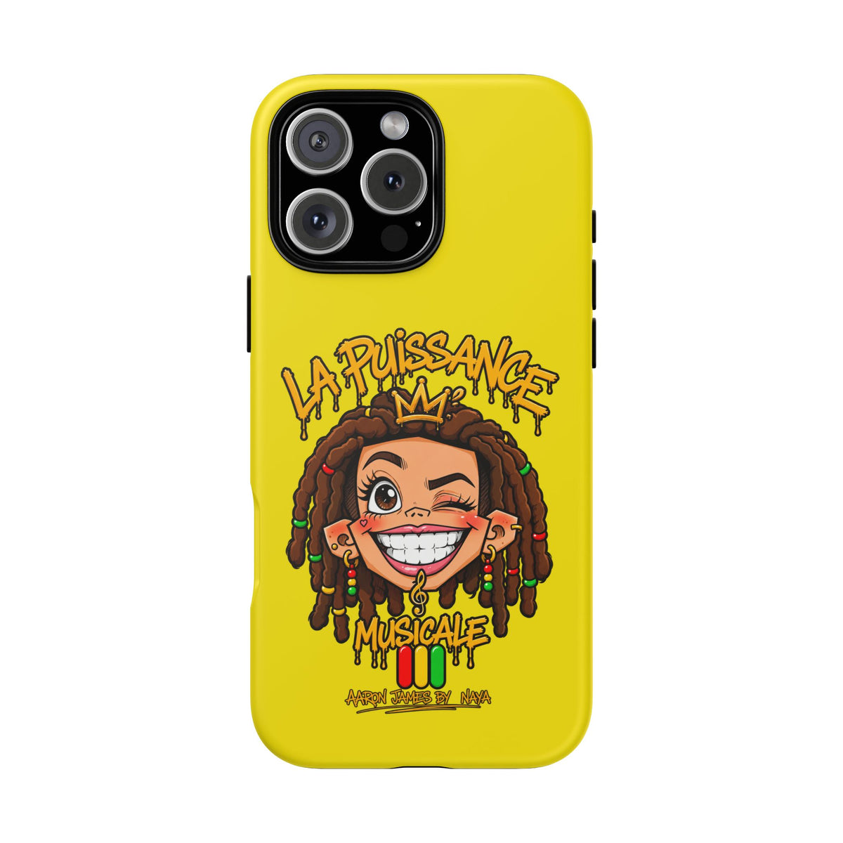 Coque Rasta Queen – Jaune | La Puissance Musicale
