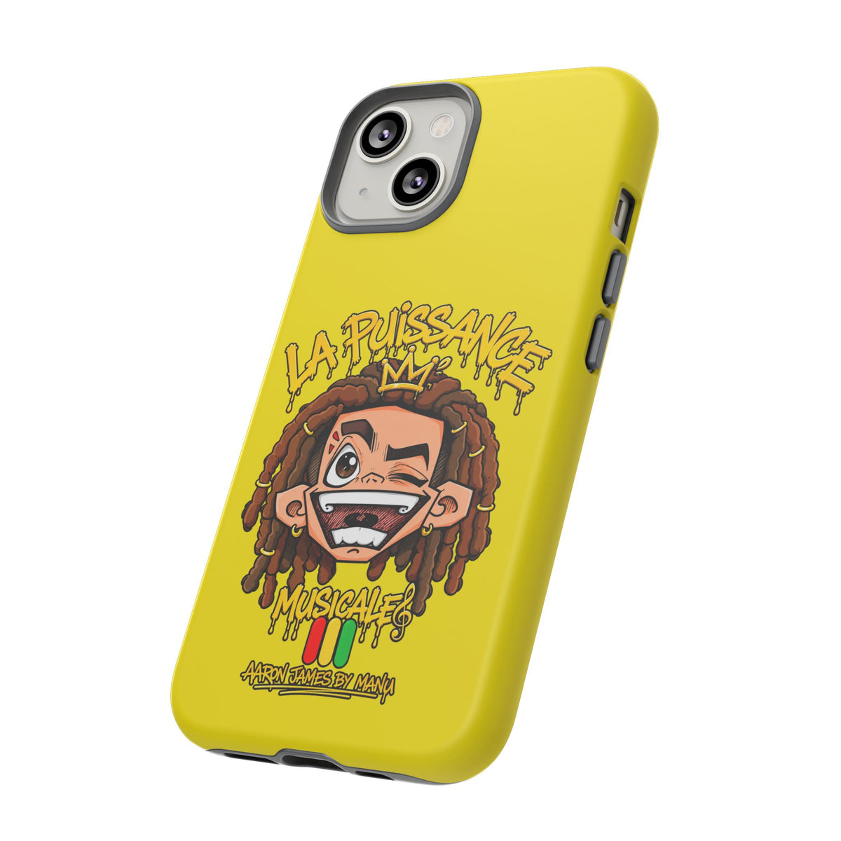 Coque Rasta King – Jaune | La Puissance Musicale