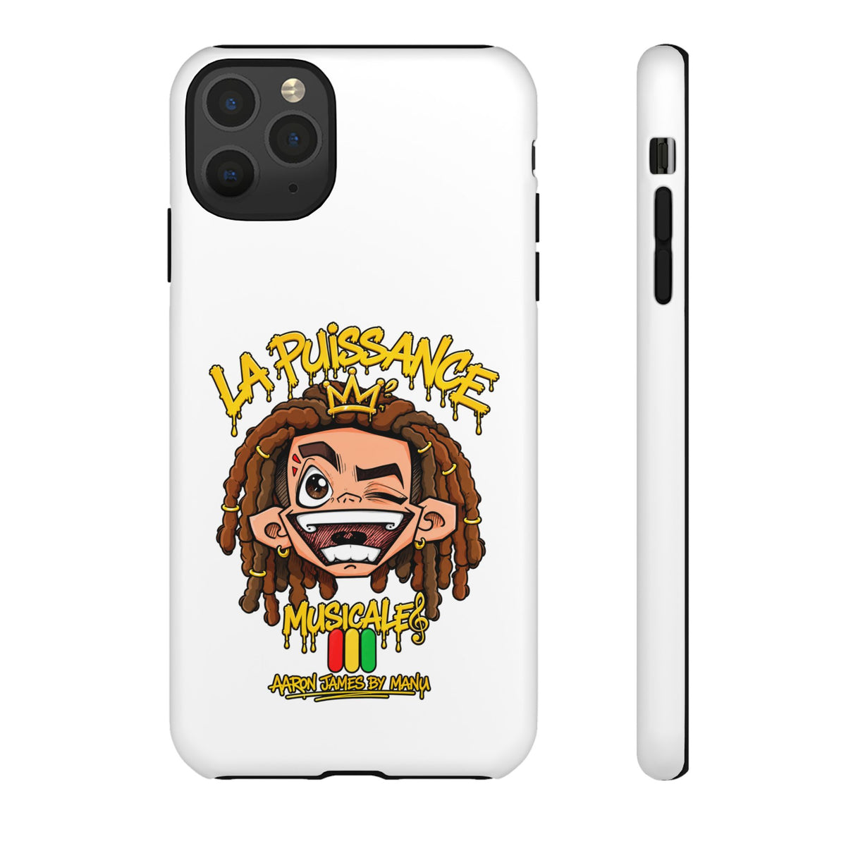 Coque Rasta King – Blanc | La Puissance Musicale