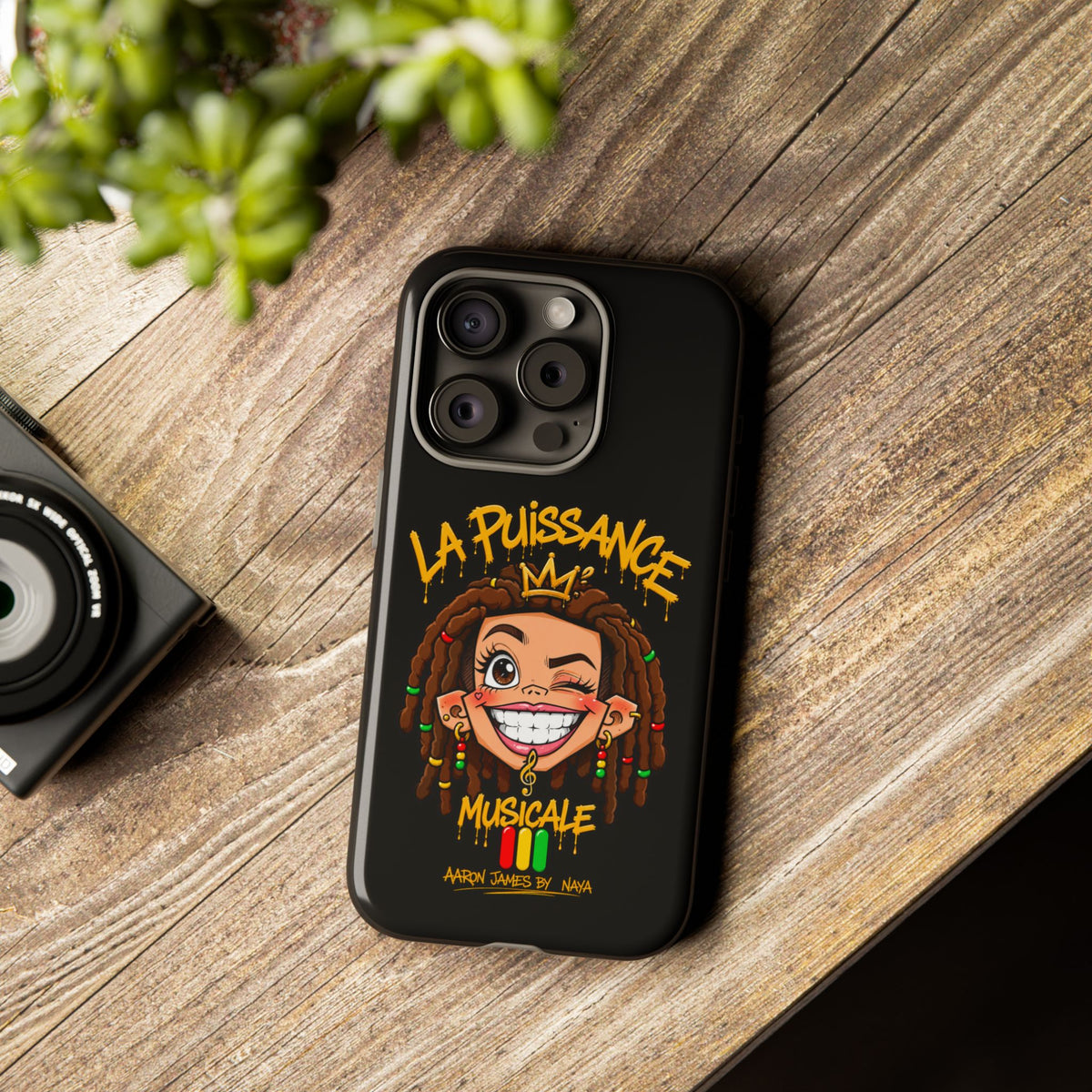 Coque Rasta Queen – Noir | La Puissance Musicale