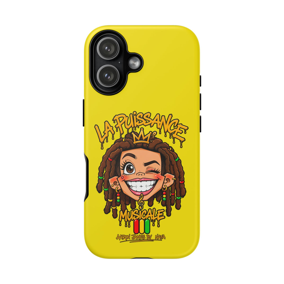 Coque Rasta Queen – Jaune | La Puissance Musicale