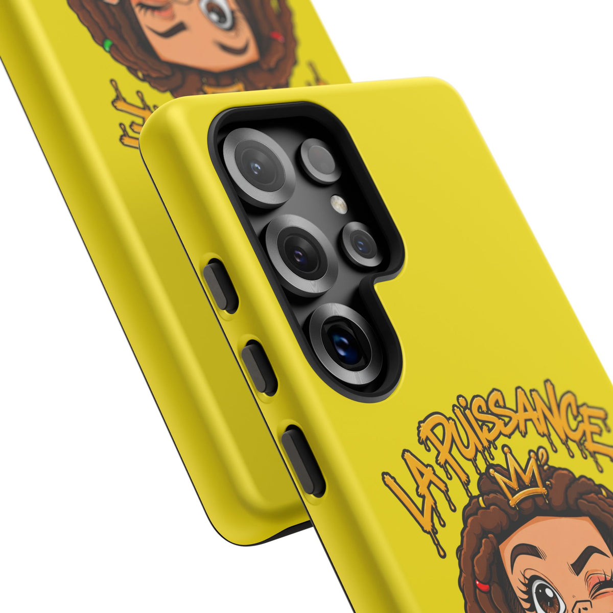 Coque Samsung Rasta Queen – Jaune | La Puissance Musicale
