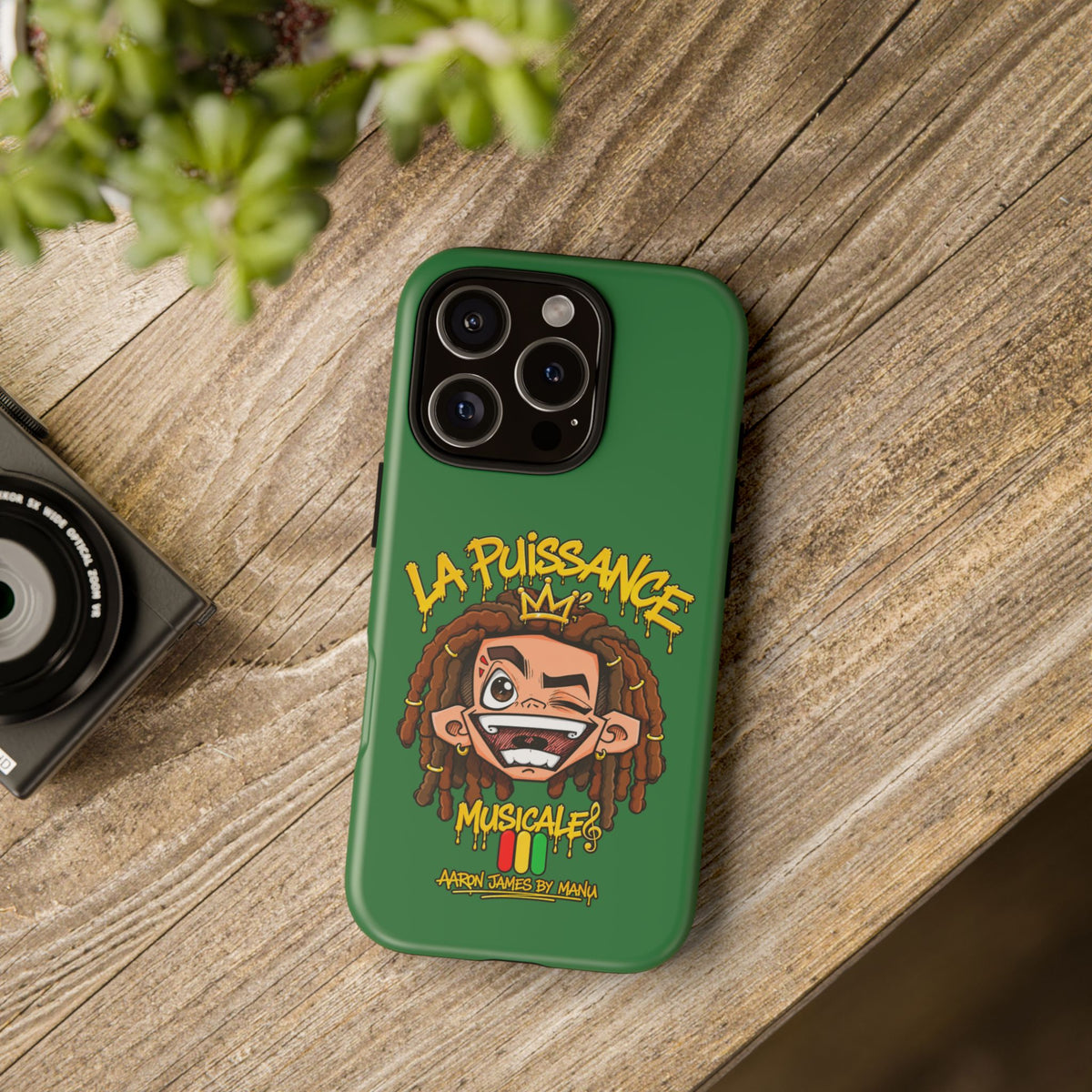 Coque Rasta King – Vert | La Puissance Musicale