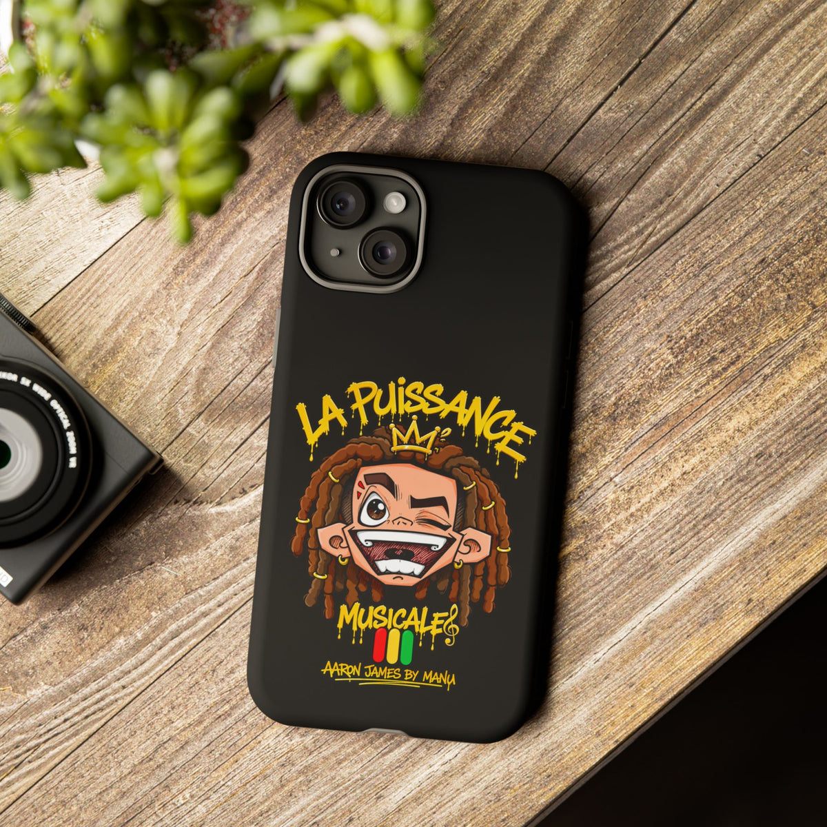 Coque Rasta King – Noir | La Puissance Musicale