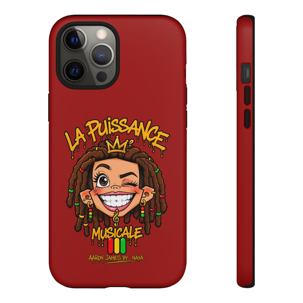 Coque Rasta Queen – Rouge | La Puissance Musicale