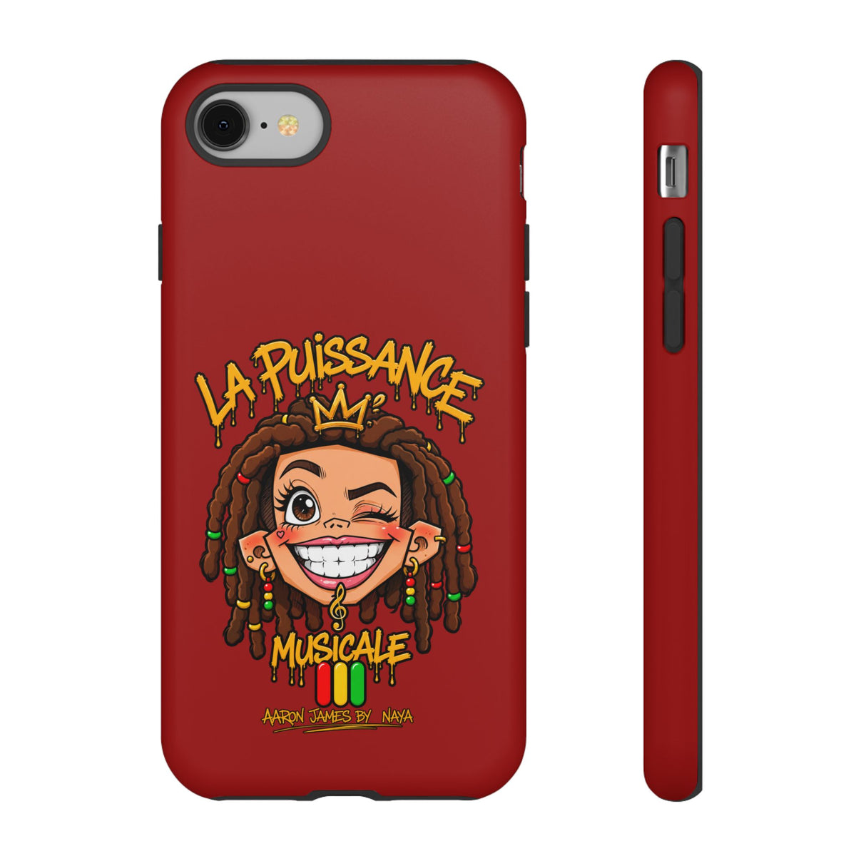 Coque Rasta Queen – Rouge | La Puissance Musicale