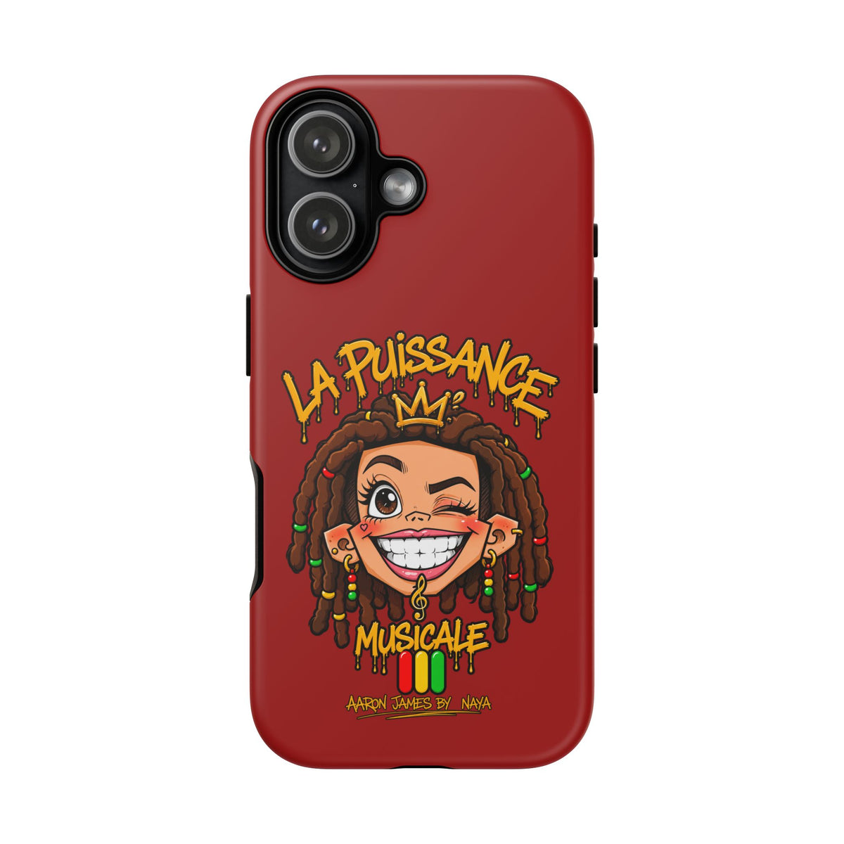 Coque Rasta Queen – Rouge | La Puissance Musicale