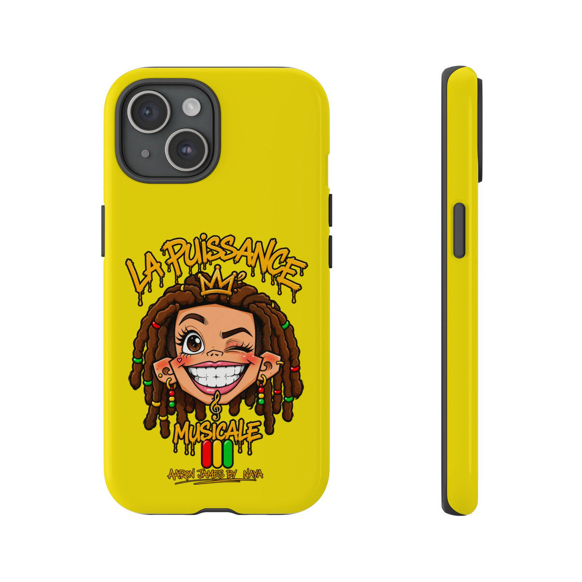 Coque Rasta Queen – Jaune | La Puissance Musicale
