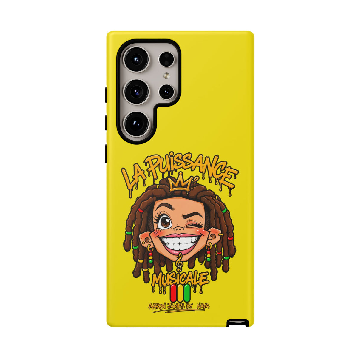 Coque Samsung Rasta Queen – Jaune | La Puissance Musicale – vue 34