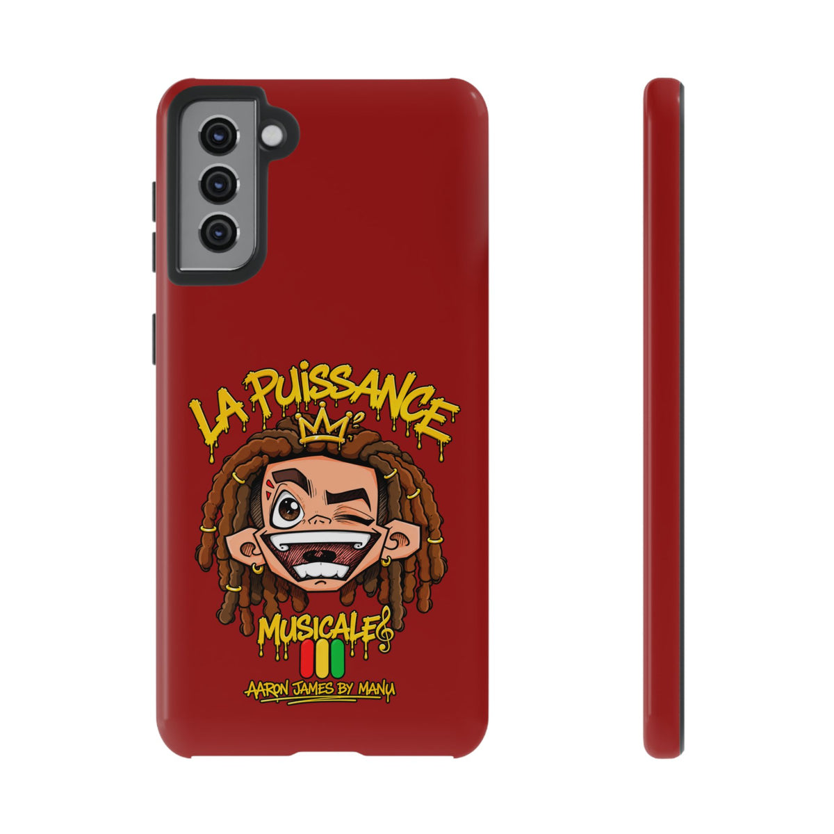 Coque Samsung Rasta King – Rouge | La Puissance Musicale