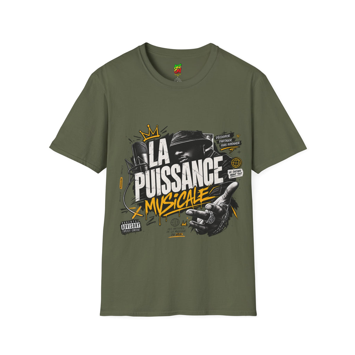 T-Shirt La Puissance Musicale Rap