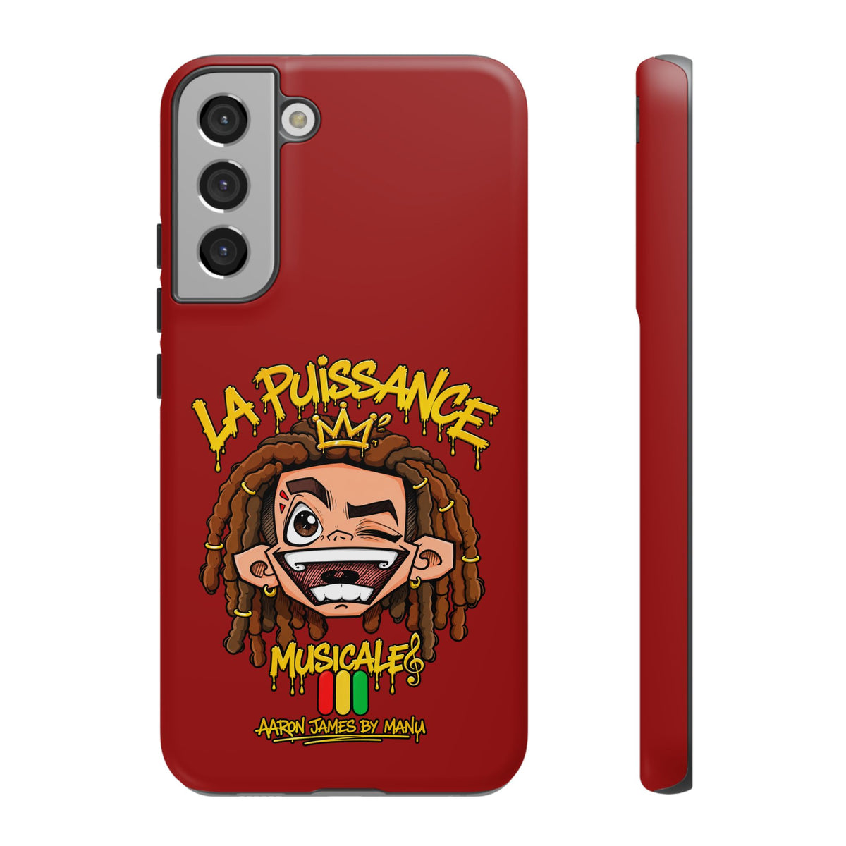Coque Samsung Rasta King – Rouge | La Puissance Musicale