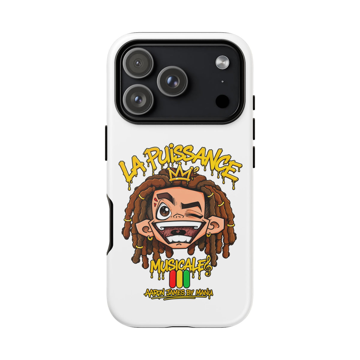 Coque Rasta King – Blanc | La Puissance Musicale