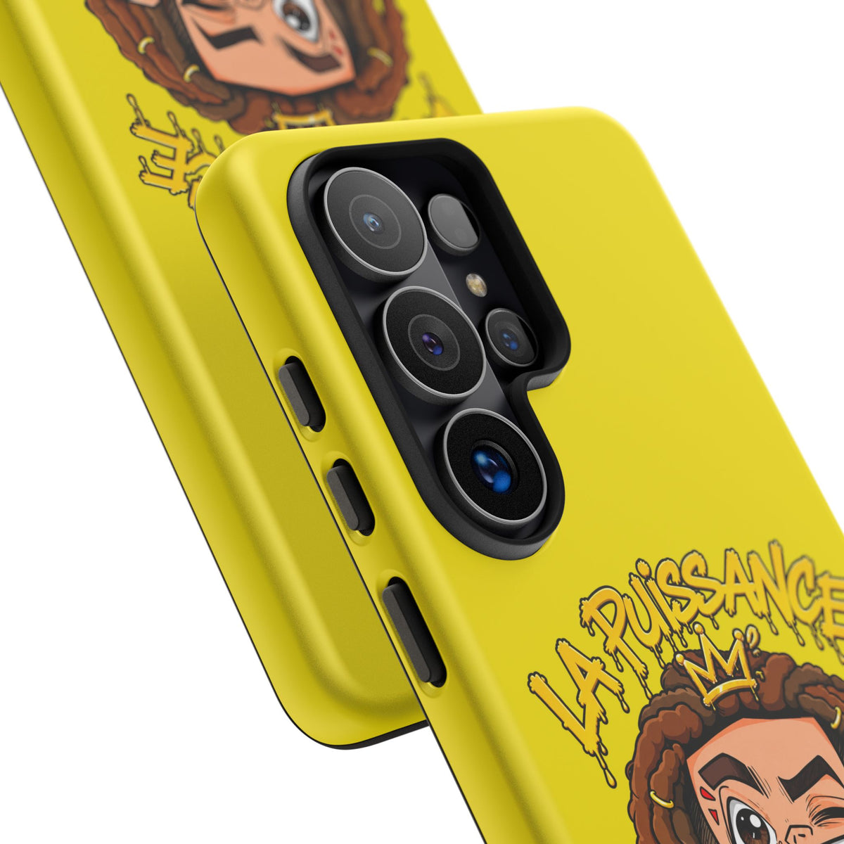 Coque Samsung Rasta King – Jaune | La Puissance Musicale