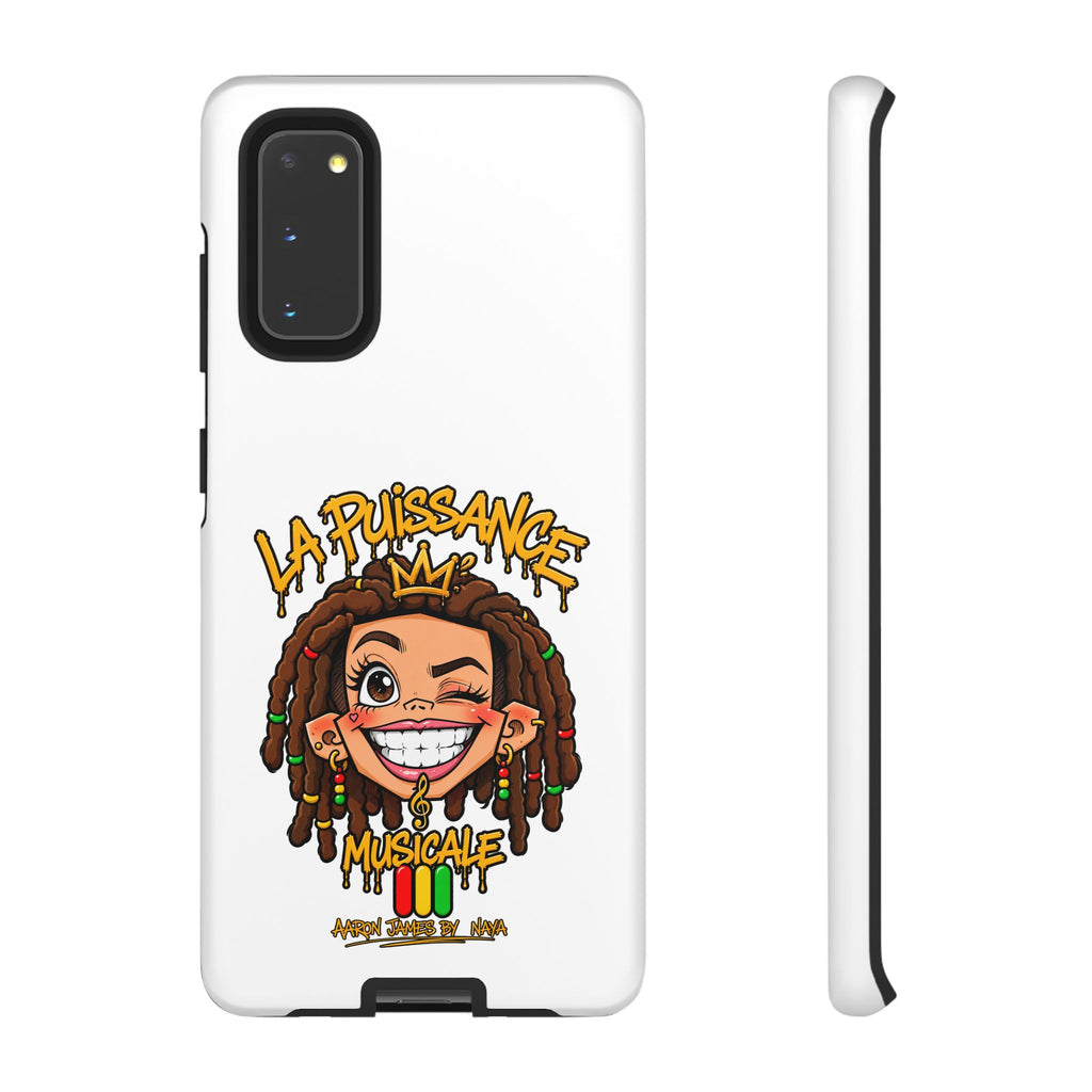 Coque Samsung Rasta Queen – Blanc | La Puissance Musicale – vue 2