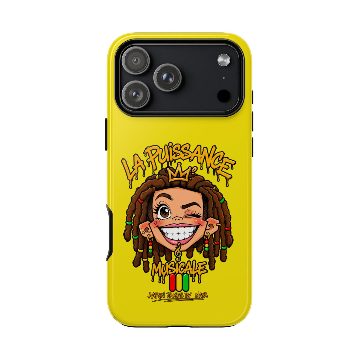 Coque Rasta Queen – Jaune | La Puissance Musicale