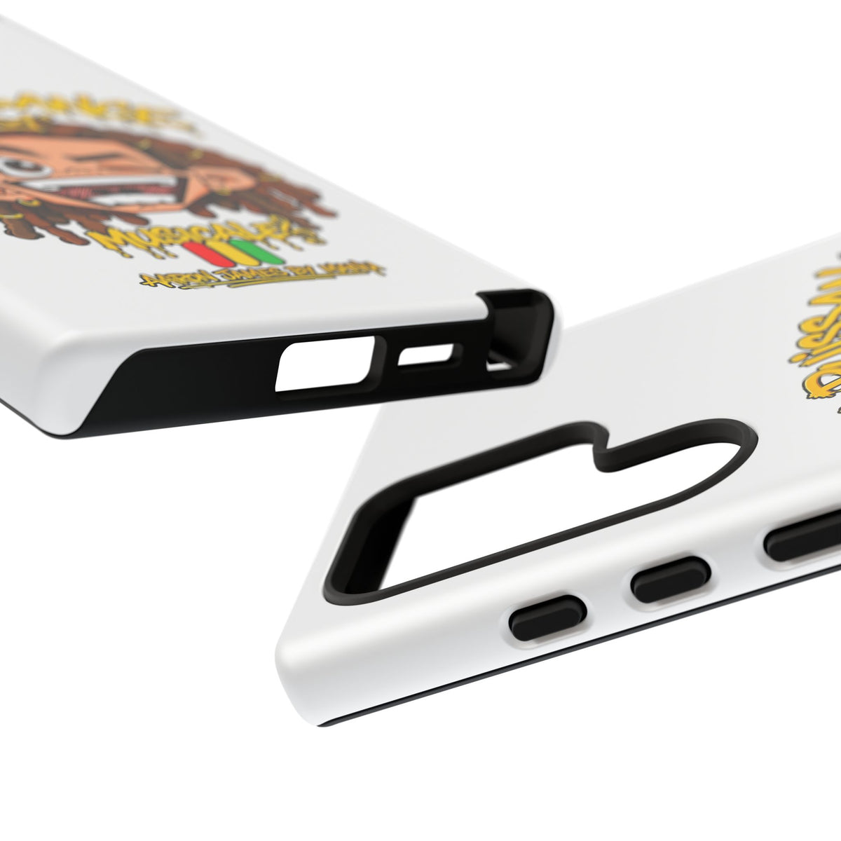 Coque Samsung Rasta King – Blanc | La Puissance Musicale