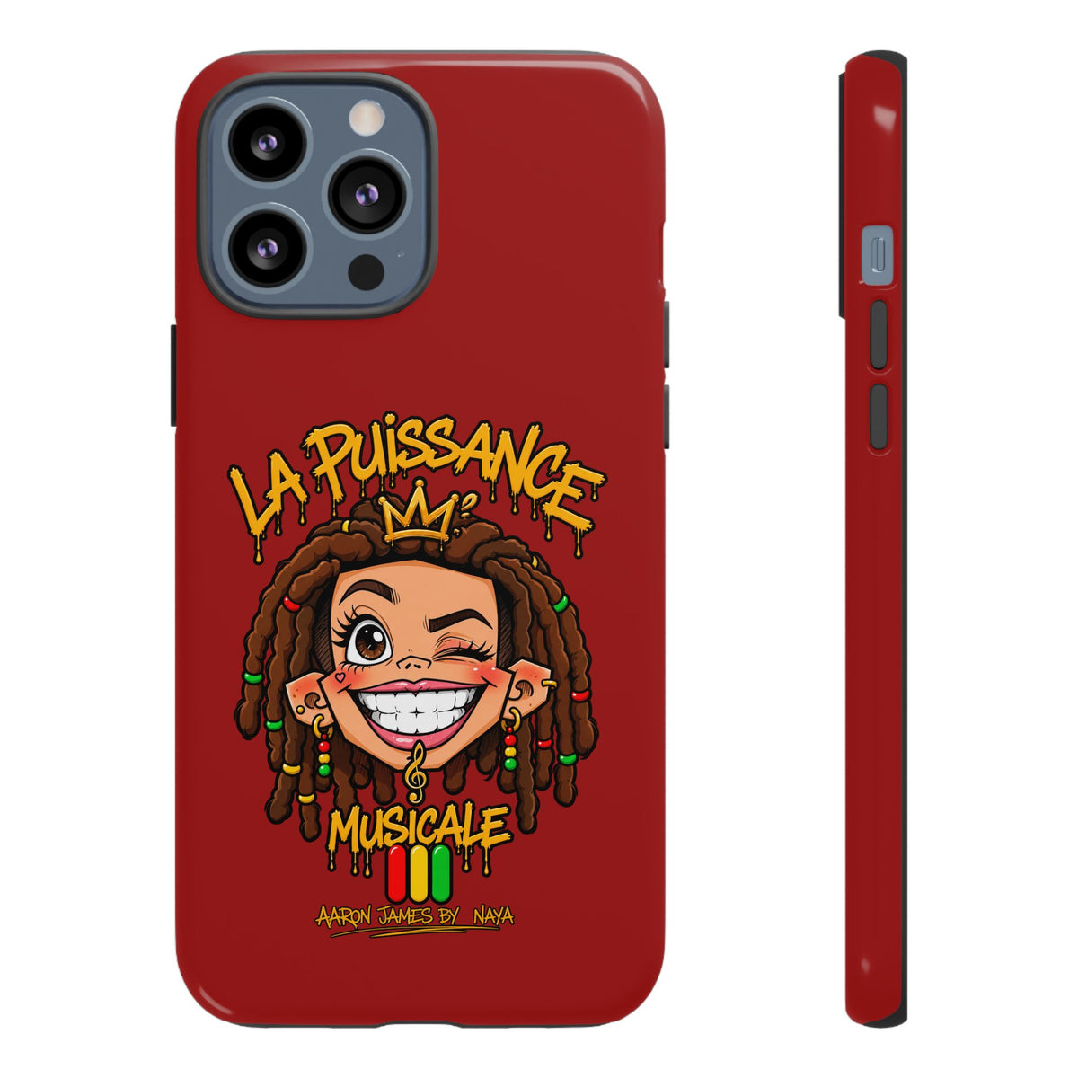 Coque Rasta Queen – Rouge | La Puissance Musicale
