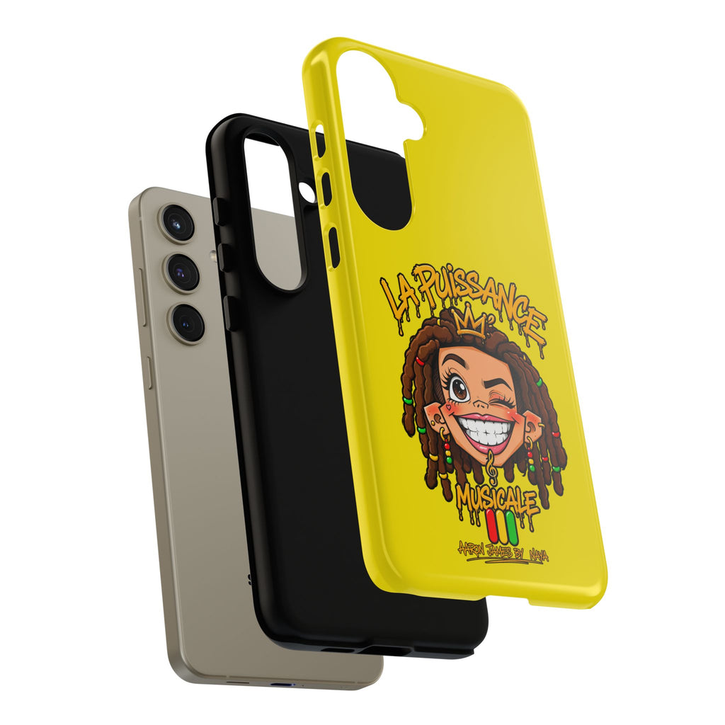 Coque Samsung Rasta Queen – Jaune | La Puissance Musicale